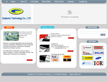 Tablet Screenshot of eastronic.com